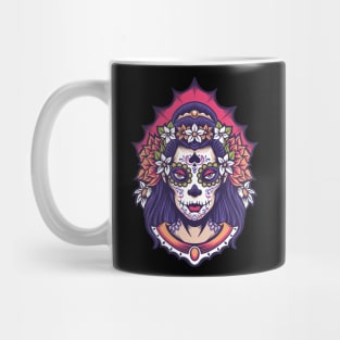 Sugar Skull Lady Mug